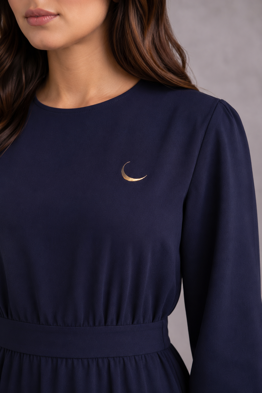 Robe Longue Bleu Nuit